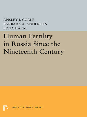 cover image of Human Fertility in Russia Since the Nineteenth Century